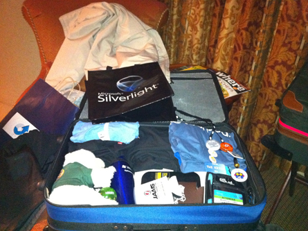 TechEd 2011 Swag Suitcase (Was empty when I arrived)