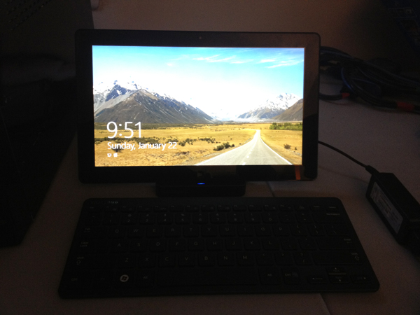 Samsung Series 7 Slate Running Windows 8