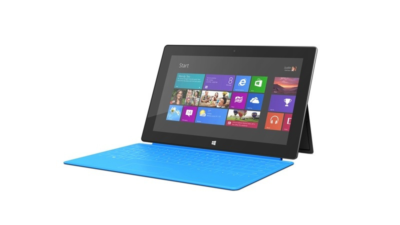 Microsoft Surface with Cyan Touch Cover